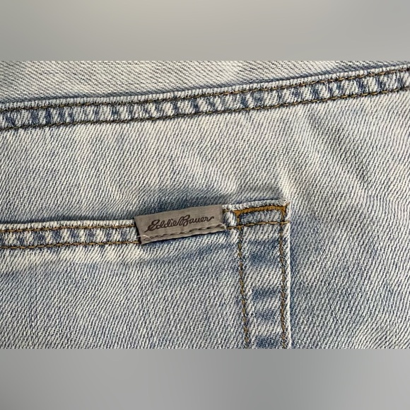 Eddie Bauer Denim Jean Boyfriend Shorts Size 16 - Picture 4 of 8